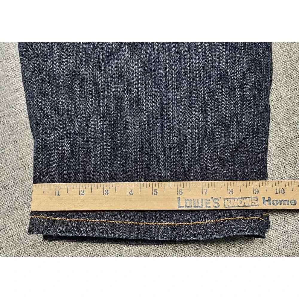 Southpole Denim Bermuda Shorts Womens 16 Dark Wash Stretch Rhinestone Script